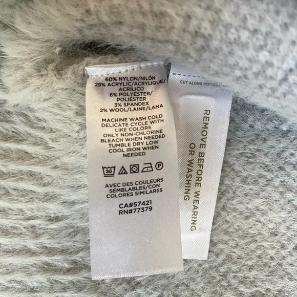 Ann Taylor Fuzzy Cozy Crew Neck Sweater - Picture 9 of 9